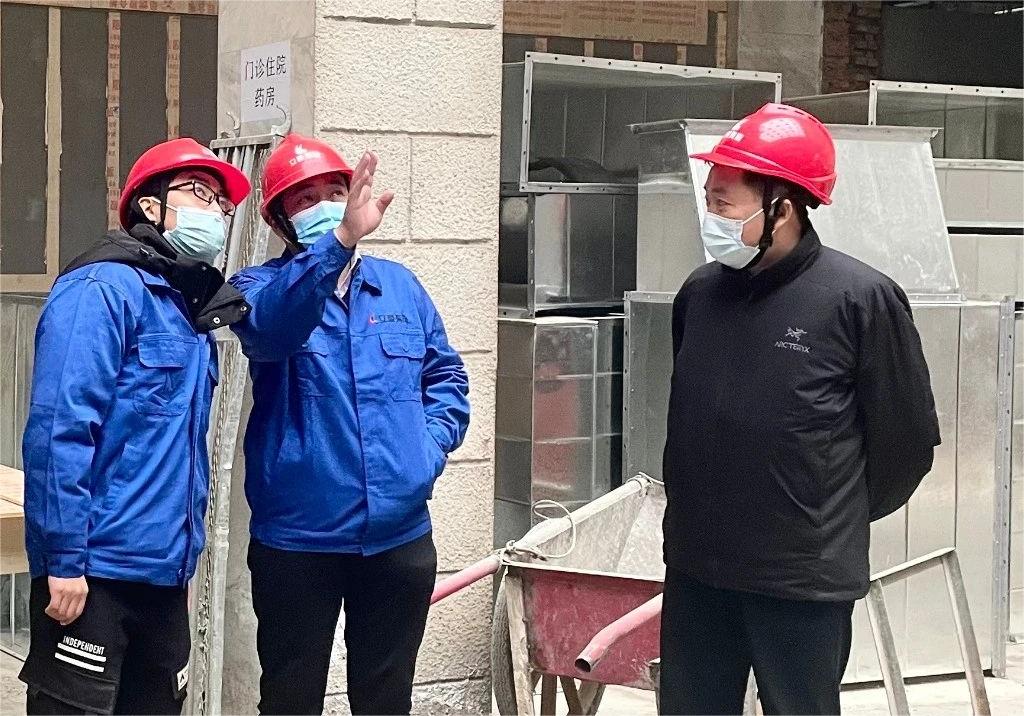 一手抓防疫，一手抓生產(chǎn)！立豪集團(tuán)董事長赴陜藥集團(tuán)山海丹醫(yī)院項目督導(dǎo)檢查